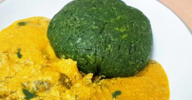 how to make spinach fufu